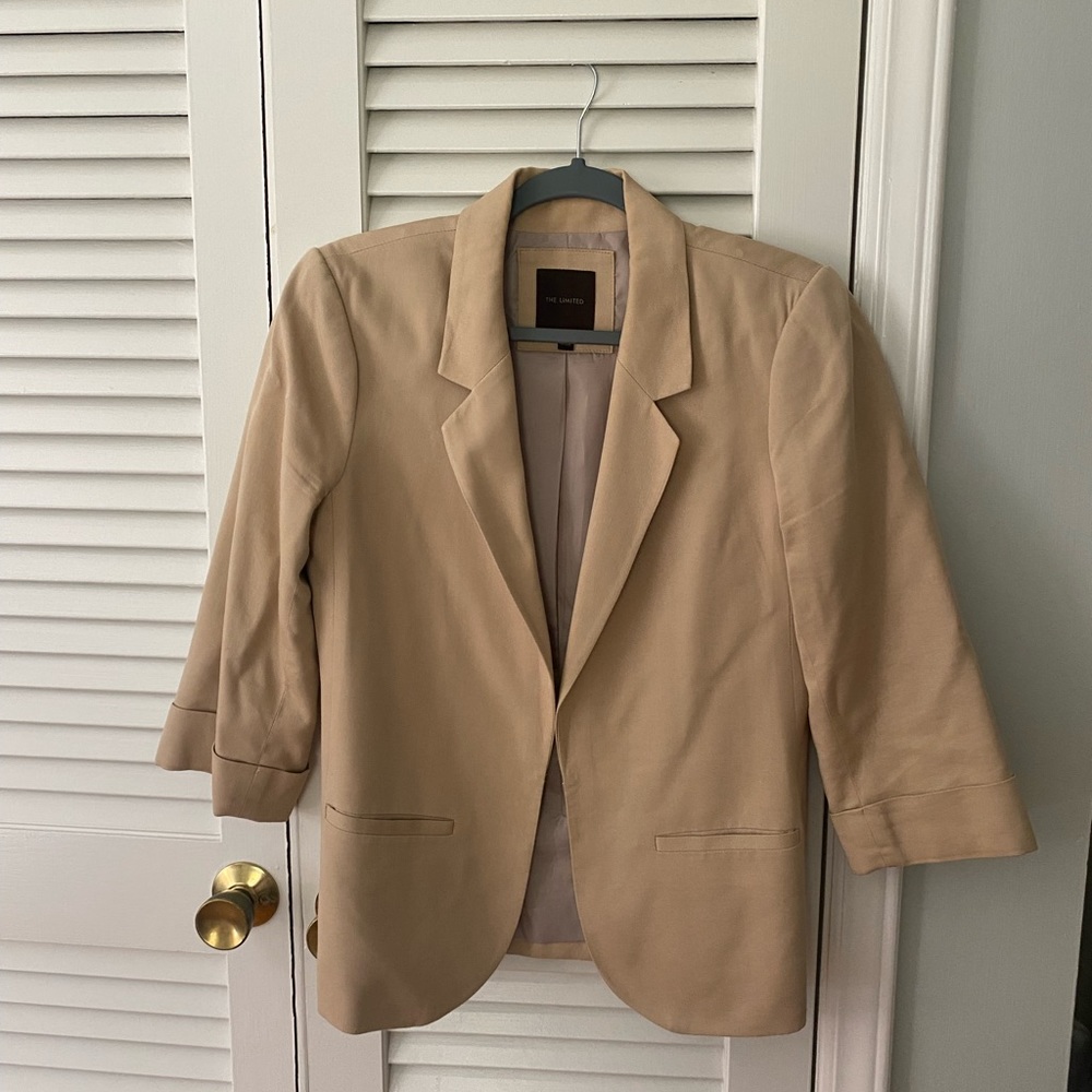 The Limited khaki blazer